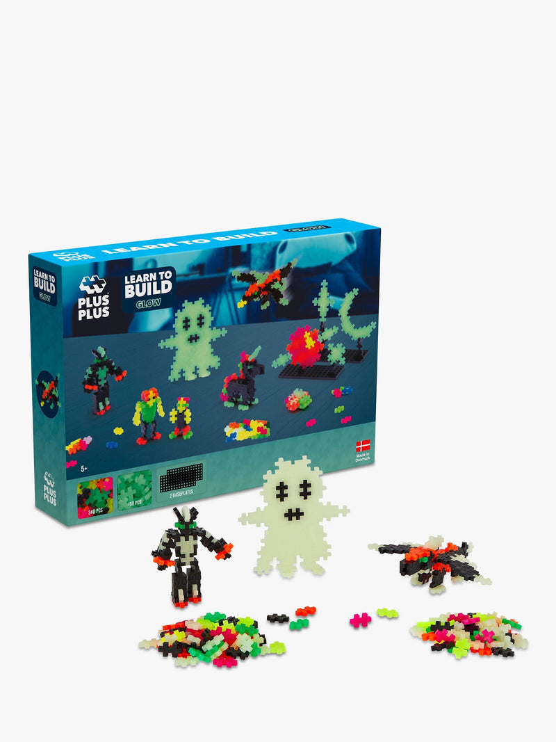 Plus-Plus glow-in-the-dark building set 500 pieces, imported from the UK