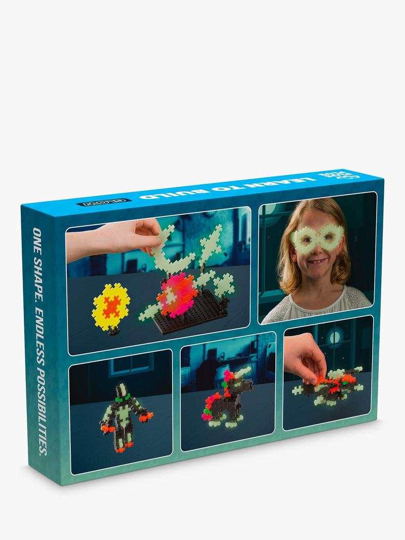Plus-Plus glow-in-the-dark building set 500 pieces, imported from the UK