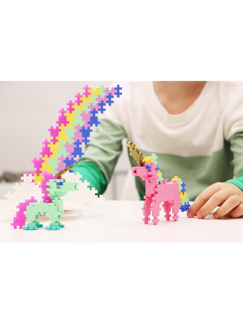 Plus-Plus unicorns construction set with 275 pieces, imported from the UK