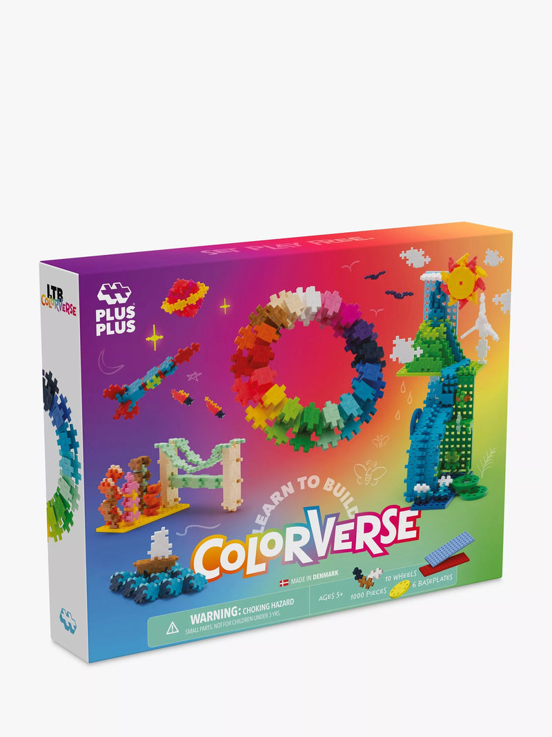 Plus-Plus building set Colorverse 1000 pieces, UK version