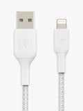Belkin braided Lightning to USB-A cable 1m, imported from the UK