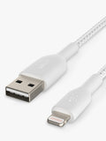Belkin braided Lightning to USB-A cable 1m, imported from the UK
