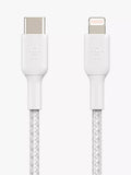 Belkin BoostCharge braided Lightning cable 1m white, UK version
