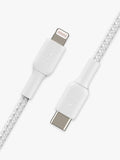 Belkin BoostCharge braided Lightning cable 1m white, UK version