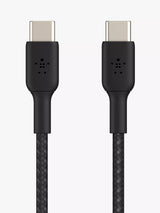 John Lewis Belkin BoostCharge Braided USB-C to USB-C Cable, 1m, Black- Buy online at McGrocer