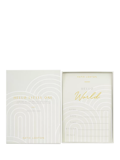 John Lewis Katie Loxton Hello Little One Baby Milestone Cards- Buy online at McGrocer