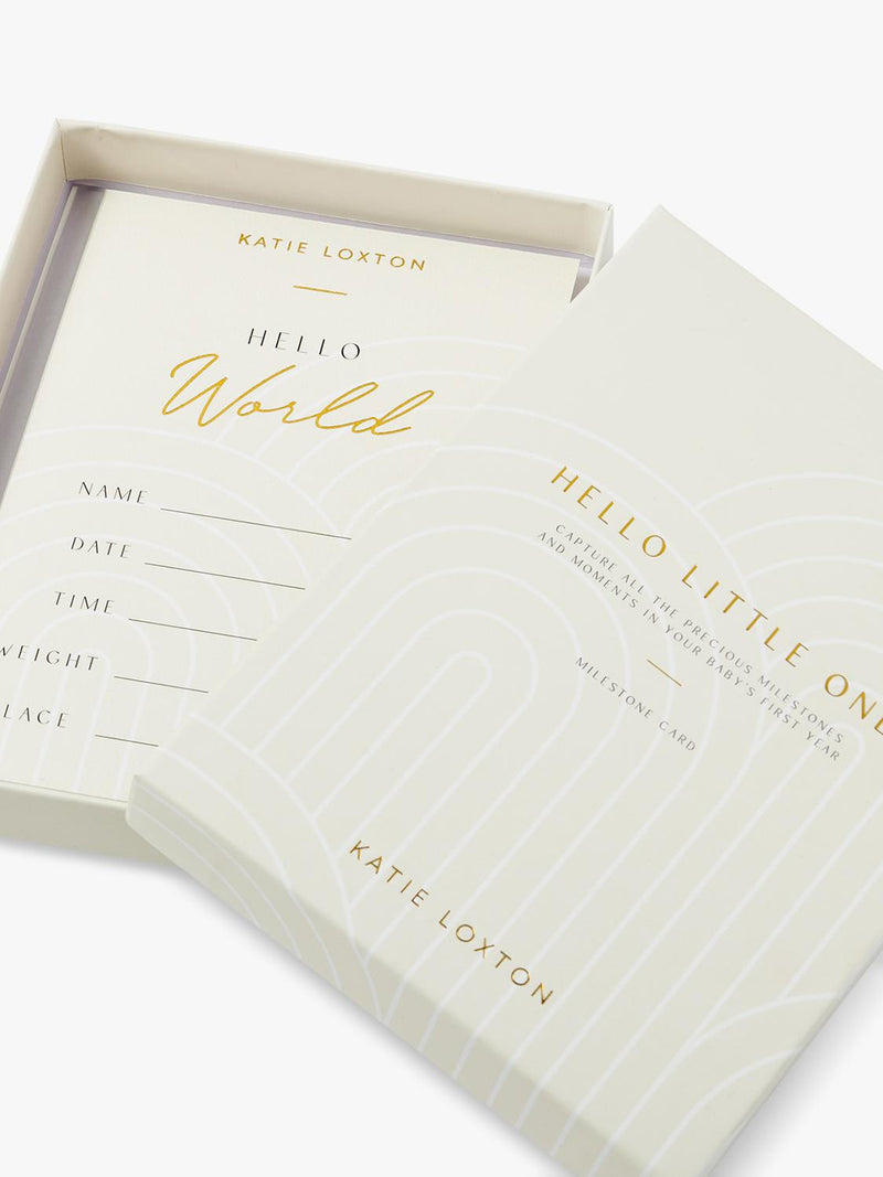 Katie Loxton baby milestone cards 16 monthly cards (British brand)