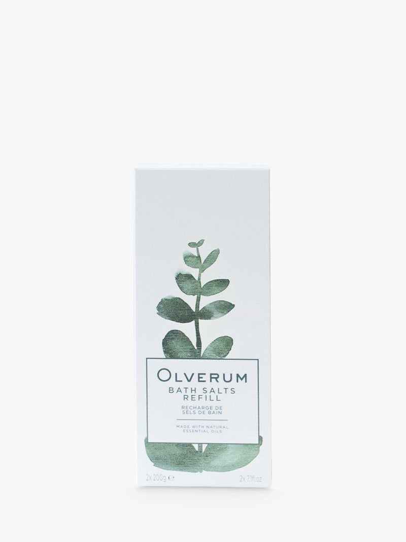 Olverum bath salts double refill 400g, imported from the UK