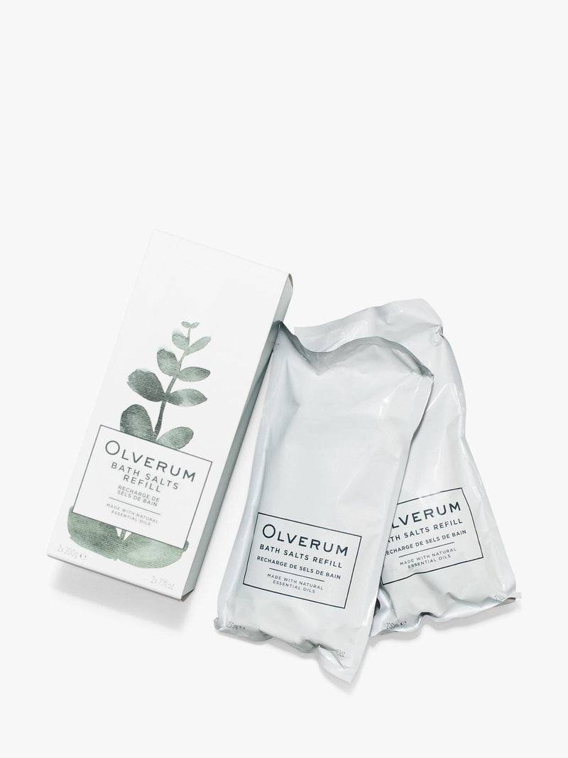 Olverum bath salts double refill 400g, imported from the UK
