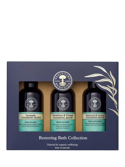 Neal's Yard Remedies Restoring Baths Collection 3 x 100ml Foaming Bath Set