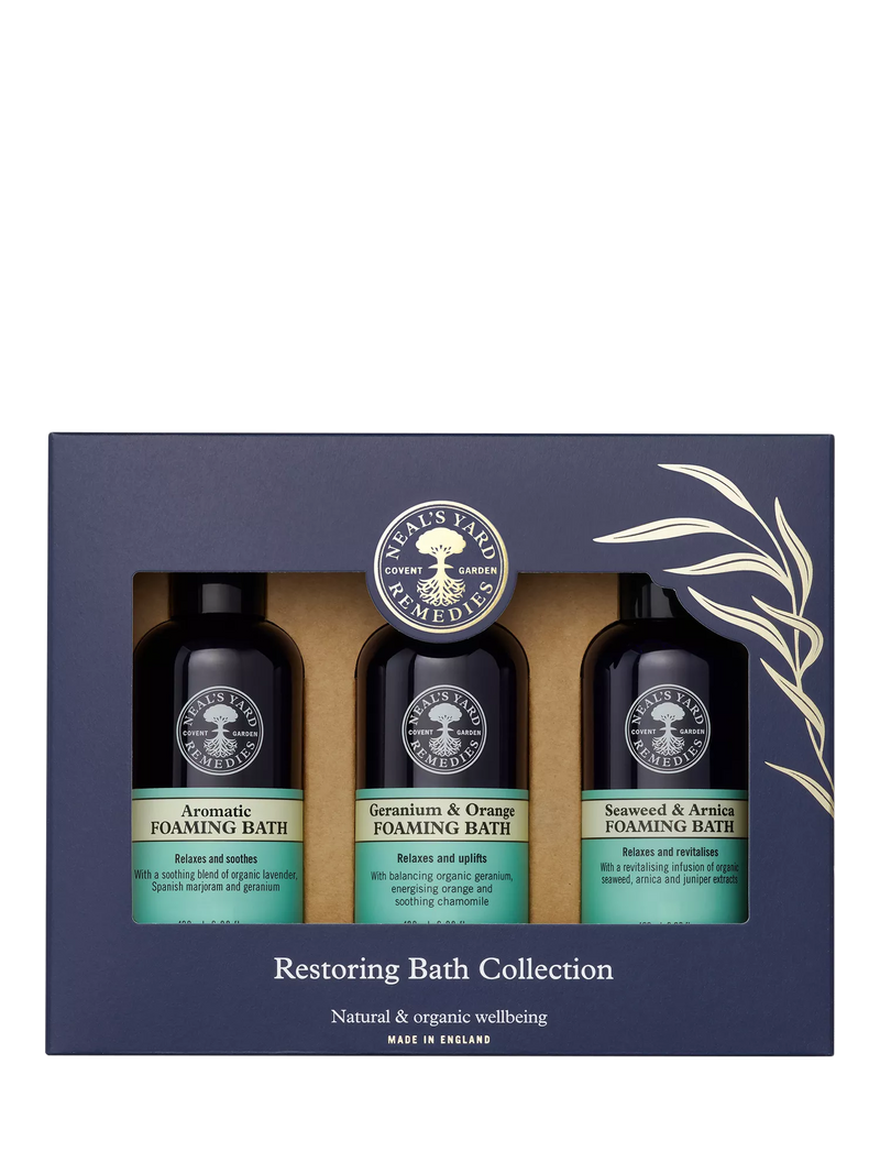Neal's Yard Remedies bath collection 3x100ml, imported from the UK