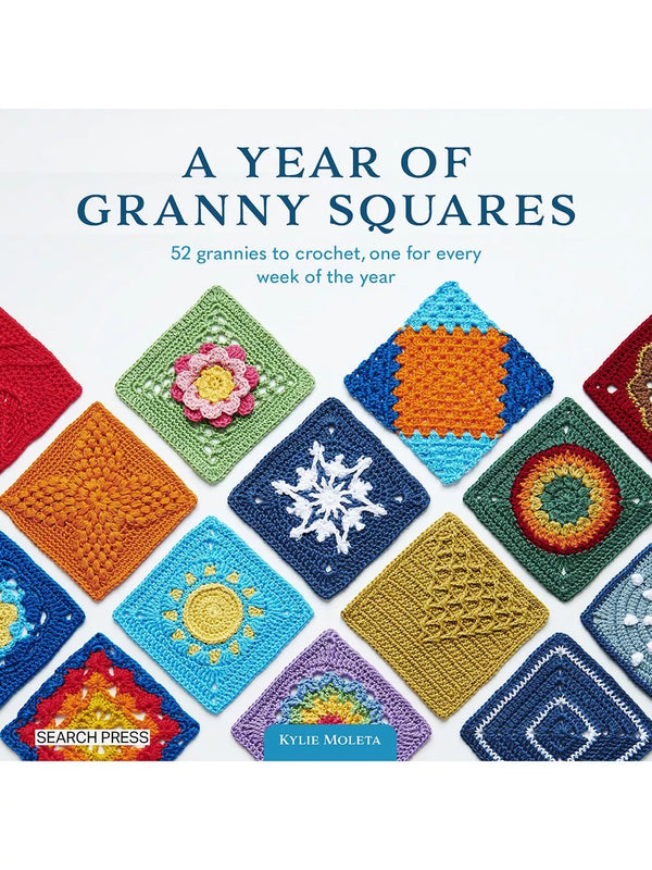 Seasonal Granny Squares Crochet Pattern Book with Projects and Charts
