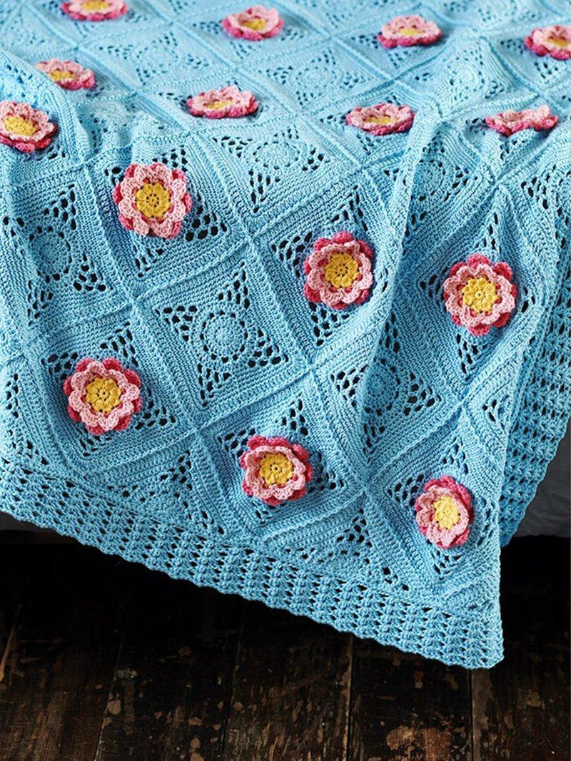 Search Press crochet book A Year of Granny Squares - British product