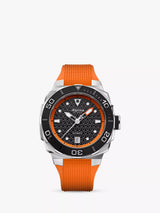 John Lewis Alpina Men's Seastrong Diver Extreme Automatic Watch, Orange/Black- Buy online at McGrocer