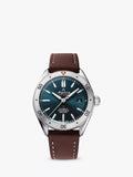 Alpina Alpiner 4 Automatic Blue Dial Brown Leather Strap, UK version