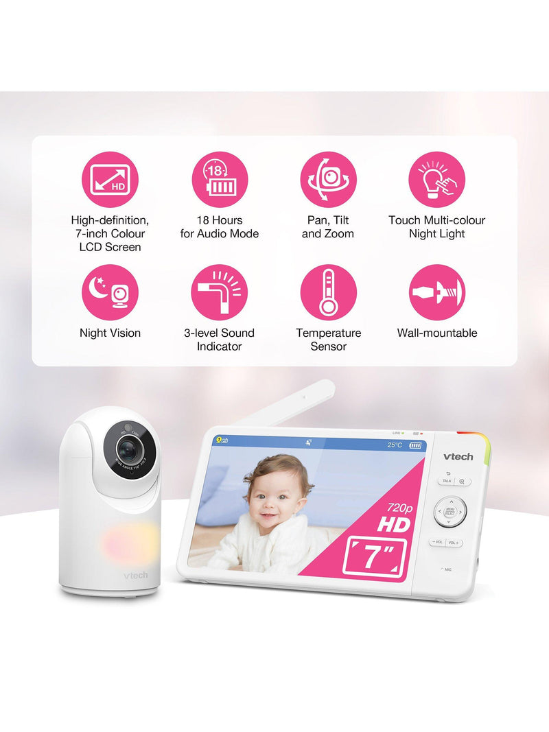 VTech VM7367HD video baby monitor (British brand)