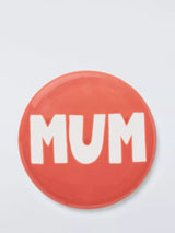 John Lewis John Lewis Mum Wax Resist Stoneware Coaster Pink- Buy online at McGrocer