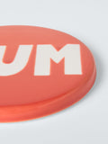 John Lewis stoneware coaster 'Mum' pink 10cm - British product