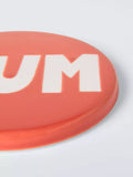 John Lewis stoneware coaster 'Mum' pink 10cm - British product