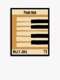 John Lewis Billy Joel framed print, 52 x 42cm, UK version