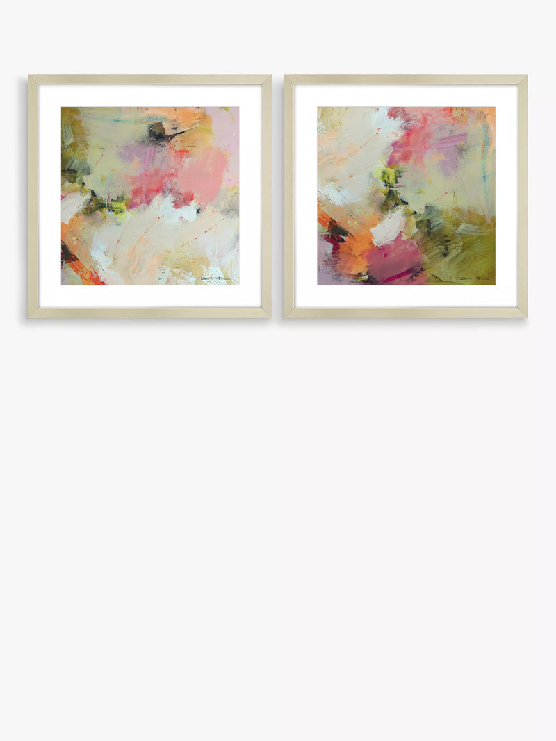 John Lewis framed print set Cherry Blossom 62.5x62.5cm, imported from the UK