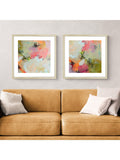 John Lewis framed print set Cherry Blossom 62.5x62.5cm, imported from the UK