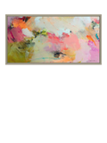 John Lewis Cherry Pop Blossom framed canvas print 66x126cm - British product