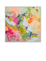John Lewis John Lewis Natasha Barnes 'Life is Beautiful' Framed Canvas Print, 106 x 106cm, Multi- Buy online at McGrocer
