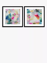John Lewis John Lewis Natasha Barnes Tunbridge Embellished Framed Print Set of 2, Multi, 61.5 x 61.5cm- Buy online at McGrocer