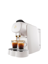 John Lewis Philips L'Or Alessi LM9012/08 Coffee Machine, White- Buy online at McGrocer