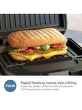 Philips 5000 Series sandwich maker black and silver, imported from the UK