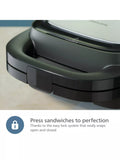 Philips 5000 Series sandwich maker black and silver, imported from the UK