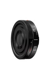 John Lewis Panasonic Lumix S-R26E 26mm F8 L-Mount Pancake Lens, Black- Buy online at McGrocer