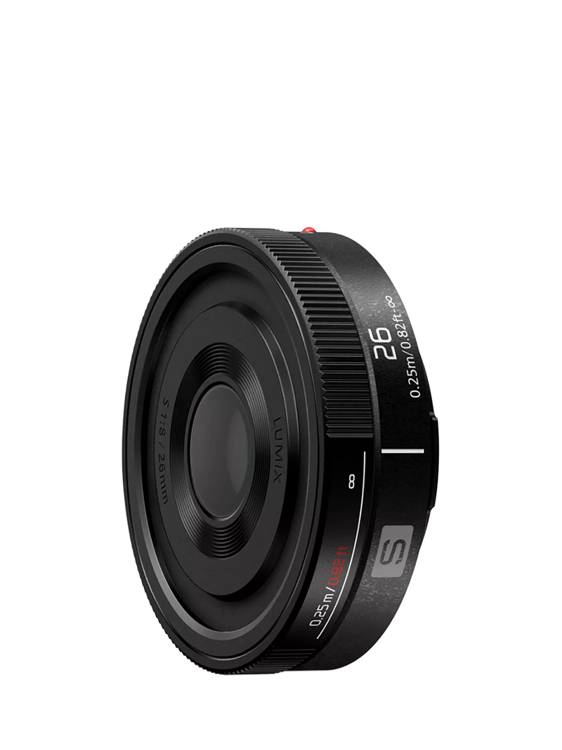 Panasonic 26mm F8 pancake lens, L-mount - British product