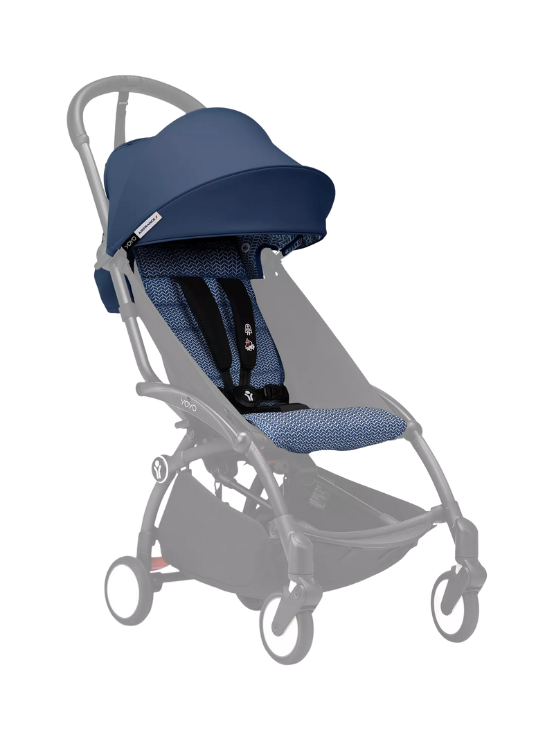 Stokke YOYO³ 6+ seat canopy pack Air France Blue (British brand)