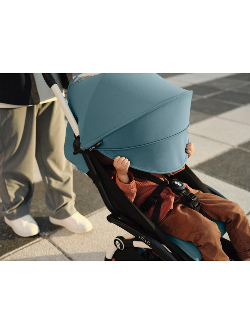 Stokke YOYO³ 6+ colour pack seat and canopy infant stroller accessory (British brand)