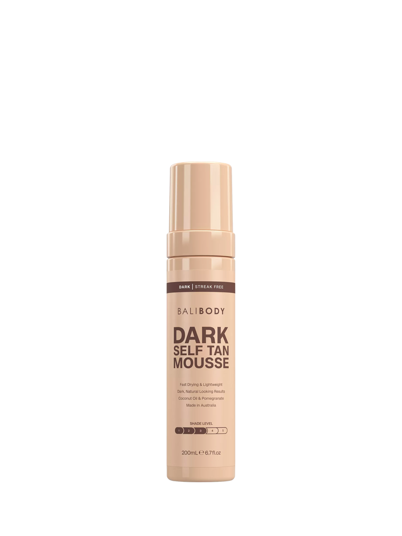 Bali Body Ultra Dark self tanning mousse 200ml, imported from the UK