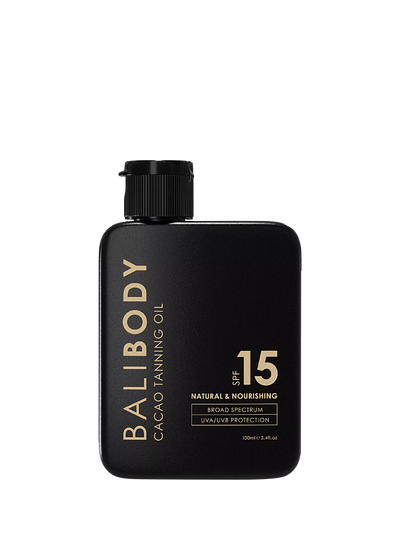 John Lewis Bali Body Cacao Tanning Oil SPF 15 100ml- Buy online at McGrocer