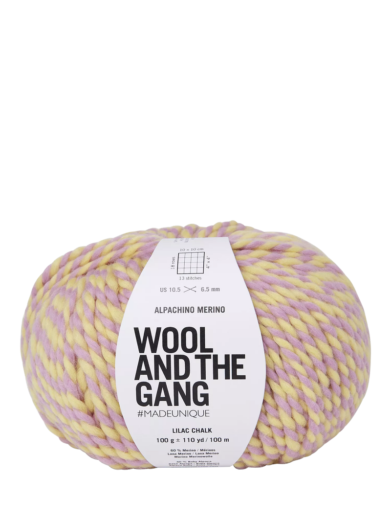 Wool And The Gang Alpachino Merino Twist Knitting Yarn 50g