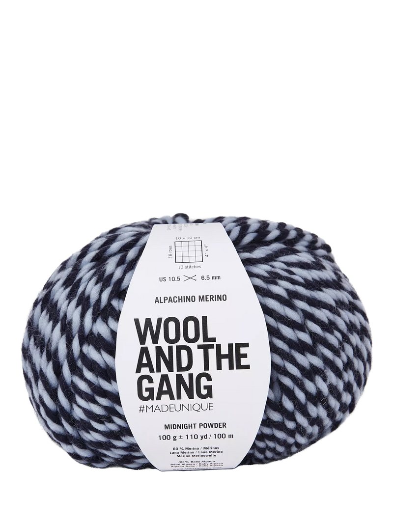 Wool And The Gang Alpachino Merino Twist Knitting Yarn 50g
