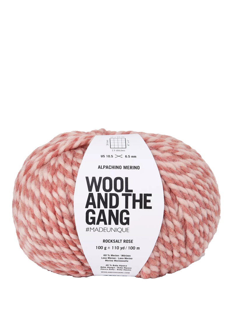 Wool And The Gang Alpachino Merino Twist Knitting Yarn 50g