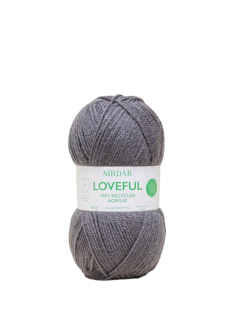 Sirdar Loveful recycled acrylic DK yarn 315m ball, UK version