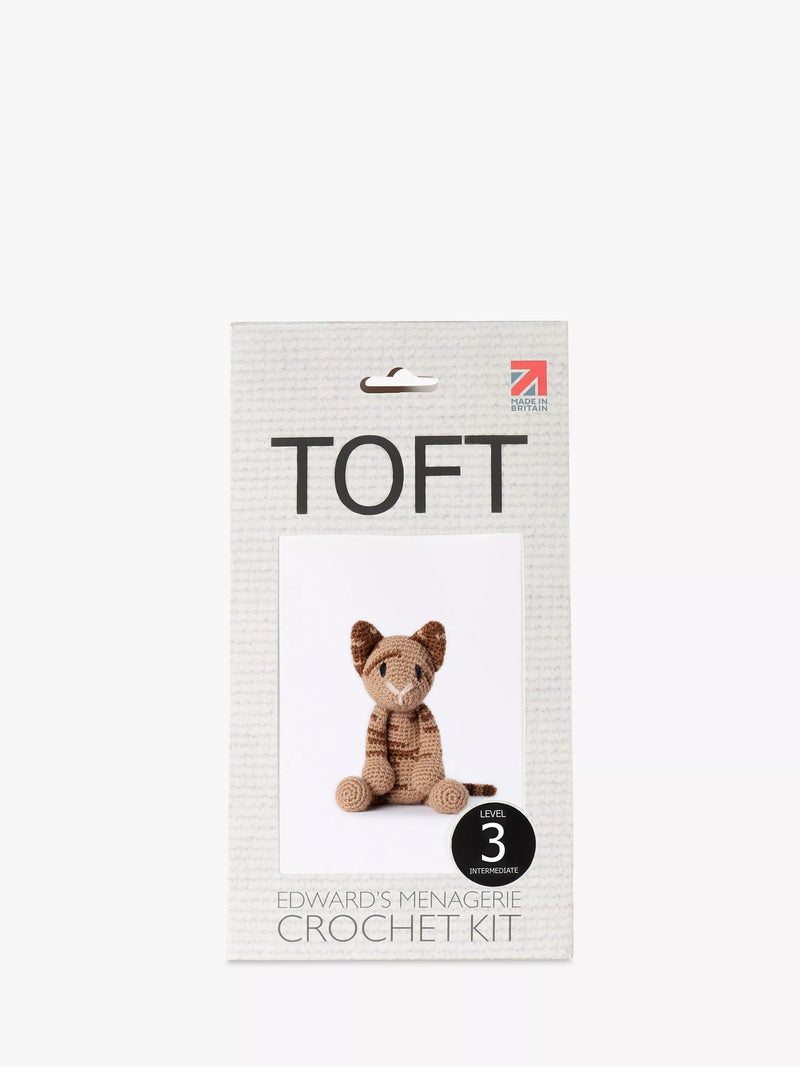 TOFT Lulu Red Tabby Crochet Kit, imported from the UK