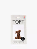 TOFT Milo Dog crochet kit with wool and hook - British product