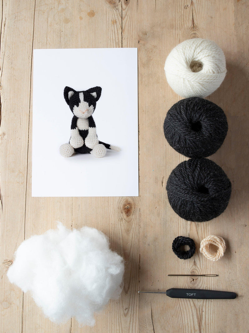 TOFT Paddy Cat crochet kit (British brand)