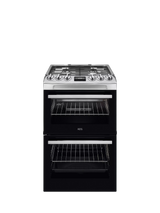 John Lewis AEG CGX1130ACM Freestanding Gas Cooker, Stainless Steel- Buy online at McGrocer