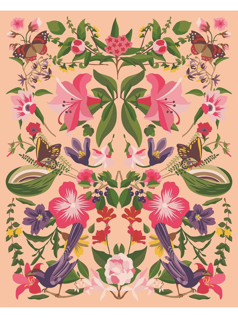 RHS paint by numbers kit floral kaleidoscope, UK version