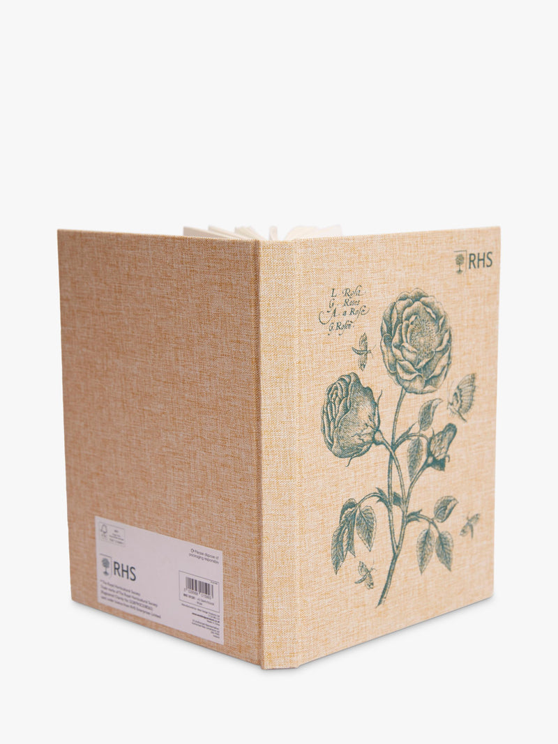 RHS sketchbook rose design A5 (British brand)