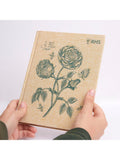 RHS sketchbook rose design A5 (British brand)