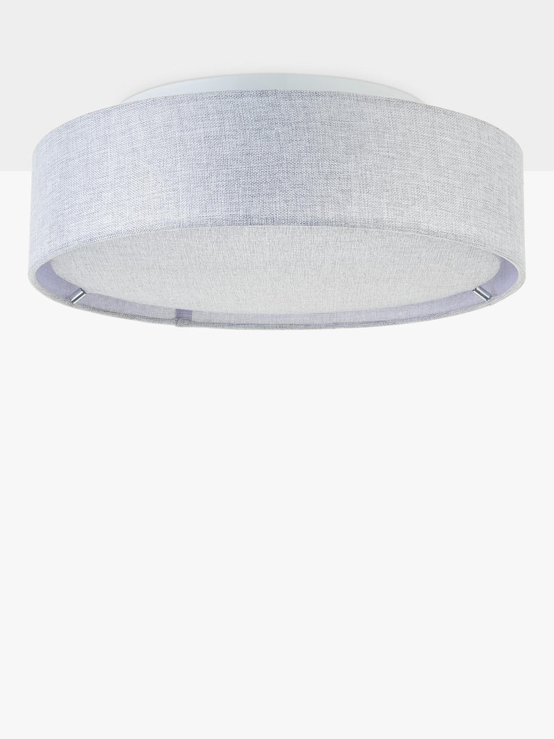 John Lewis grey linen ceiling light, UK version